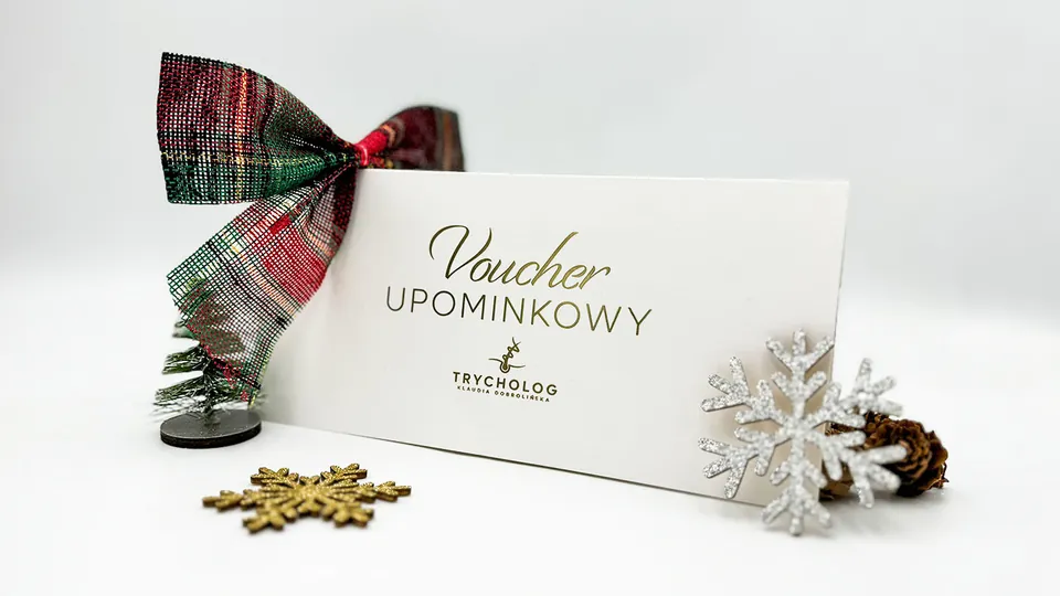 Voucher upominkowy na konsultację lub zabieg w gabinecie trychologicznym w Siedlcach